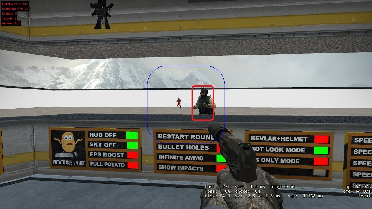CS:GO Real-Time Object Detection Aimbot (Proof of Concept V2)
