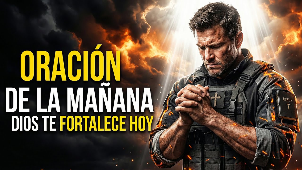 ORA ANTES DE INICIAR EL DÍA  DIOS TE DA PODER Y CALMA