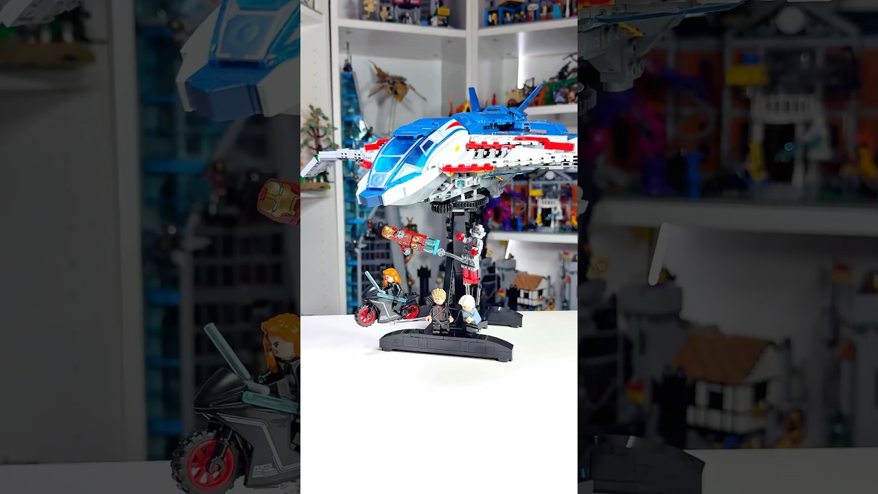 Building NEW 2025 #lego Avengers Age Of Ultron Quinjet! #legomarvel #shorts #avengers