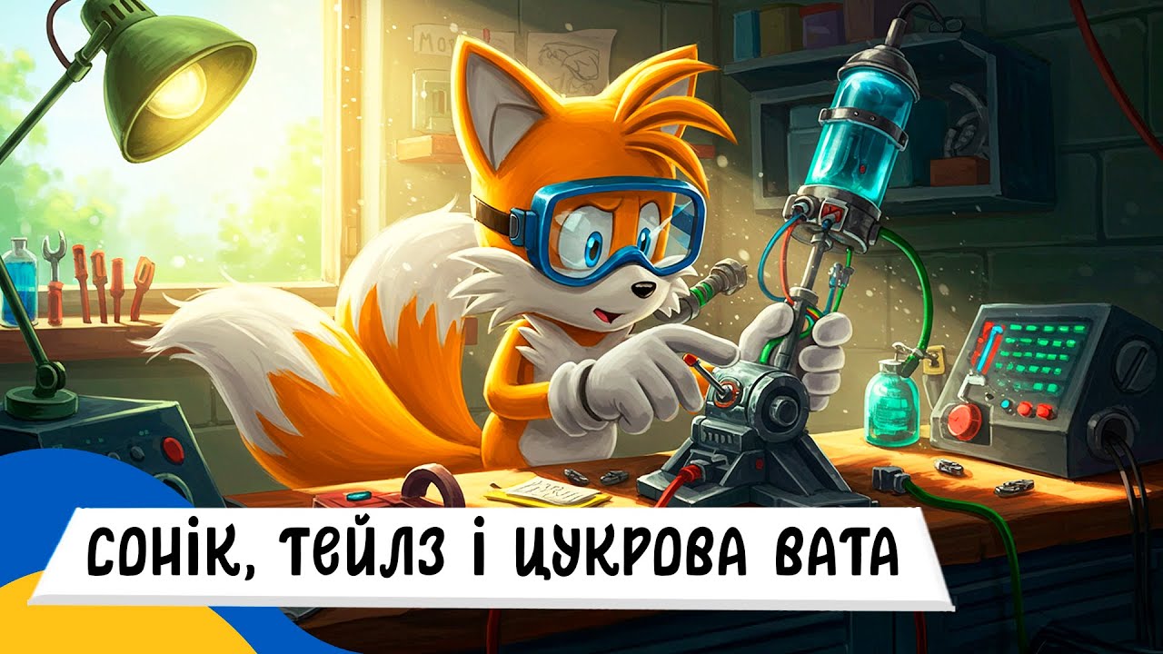 🇺🇦 СОНІК і ТЕЙЛЗ проти ЦУКРОВОЇ ВАТИ / Аудіоказка Українською Мовою СЛУХАТИ ОНЛАЙН