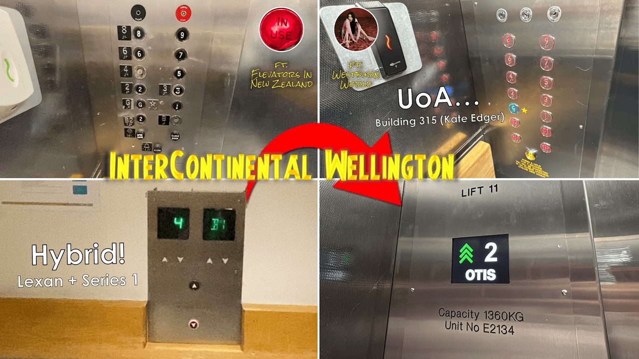 🔒 Гибридный кроссовер UoA! | 2 × 1990 OTIS (модель OTIS) в отеле InterContinental Wellington (сер...
