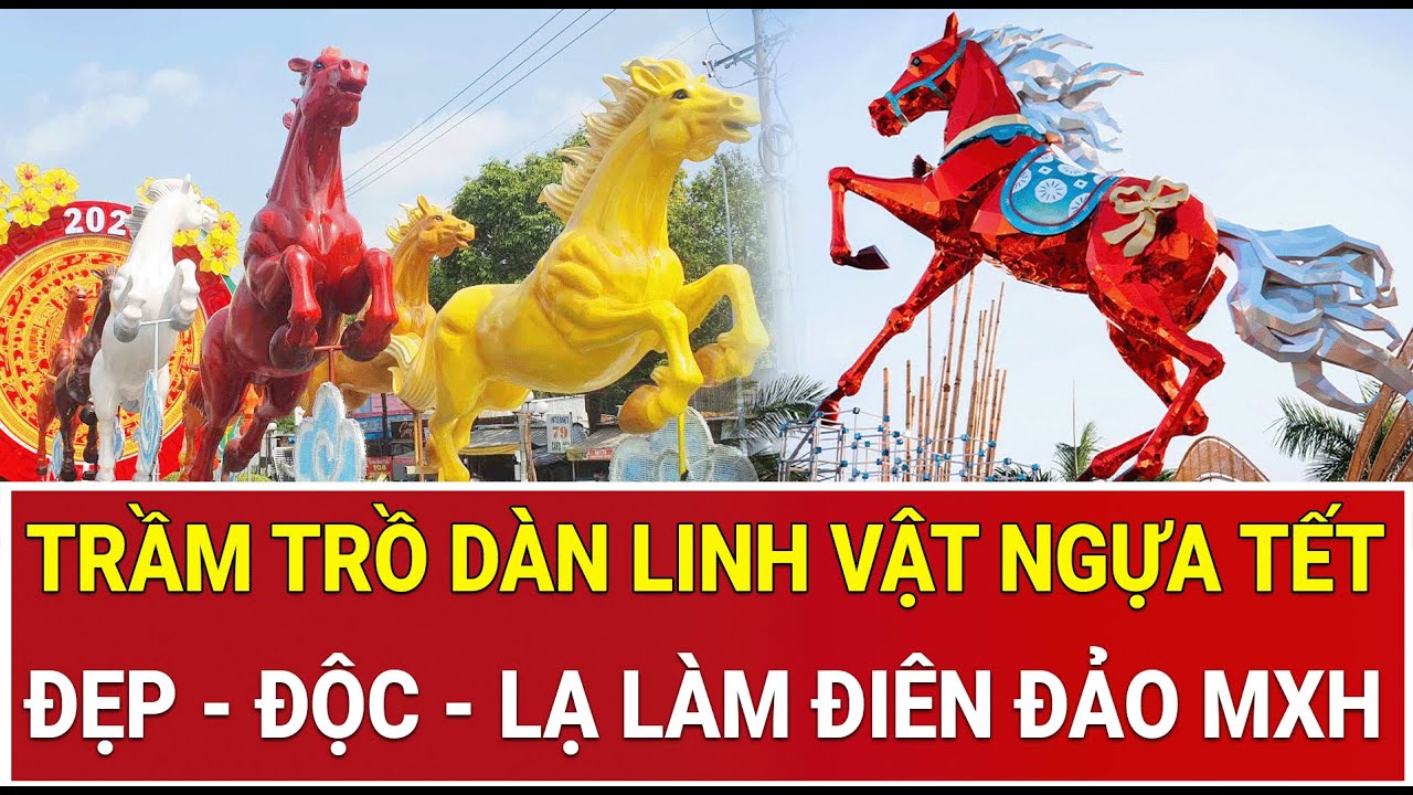 Trầm trồ chiêm ngưỡng dàn linh vật ngựa Tết 2026 đẹp - độc - lạ đang làm điên đảo mạng xã hội