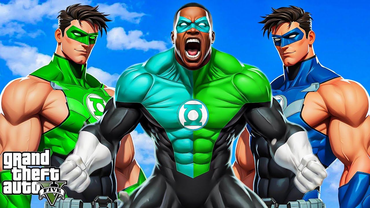 FRANKLIN Upgrading TO THE STRONGEST GREEN LANTERN in GTA 5 Hindi | GTA5 AVENGERS GTA 5 mods
