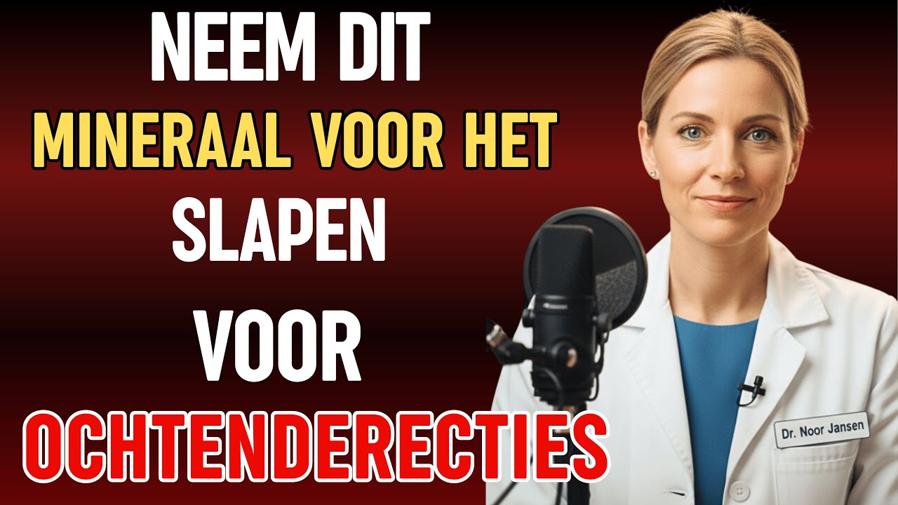 UROLOOG LEGT UIT: Neem dit mineraal voor het slapen voor ochtenderecties