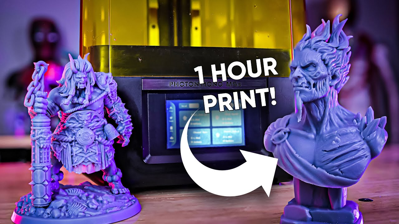 БЫСТРАЯ И УМНАЯ 3D-печать 12K-полимерной смолой — Anycubic Photon Mono M5s