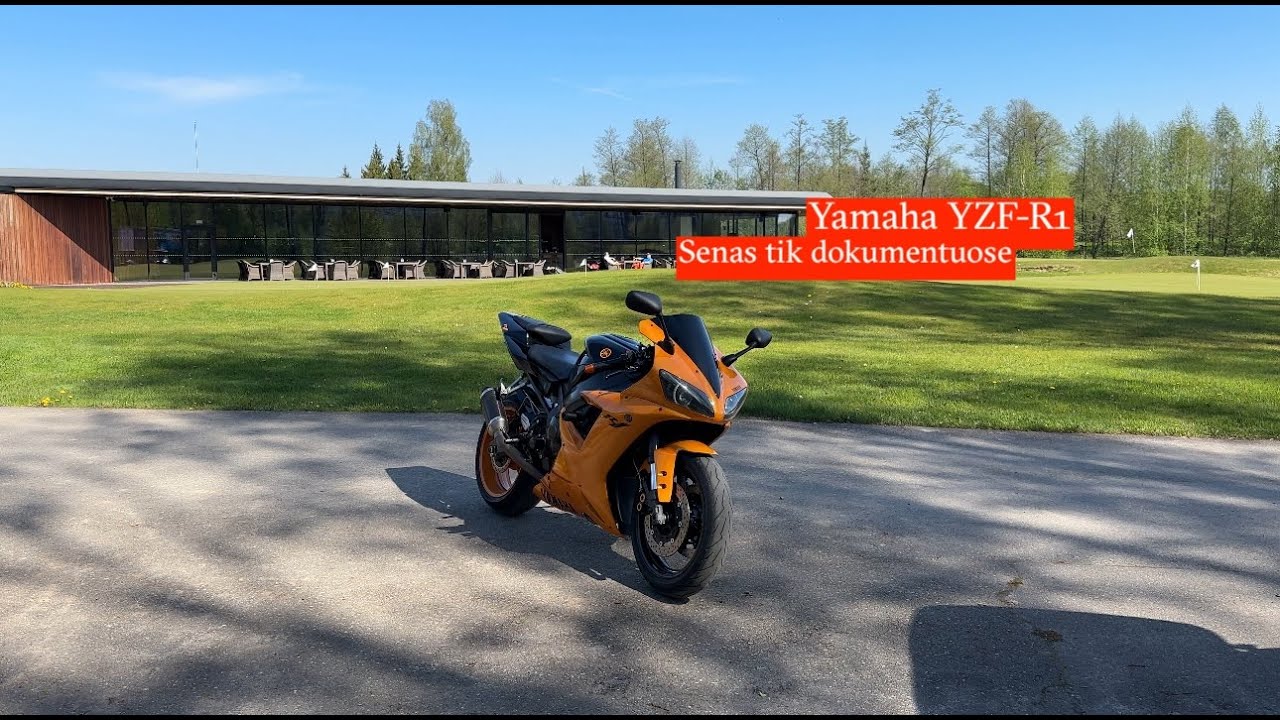 Linelis Ride S02E07. Motociklo Yamaha R1 apžvalga. Senas tik dokumentuose.