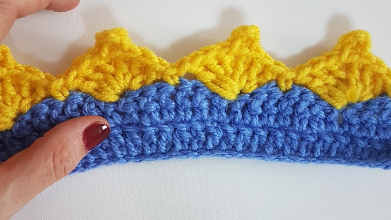 Kolay Kenar Oya / Triangle Picot Edge