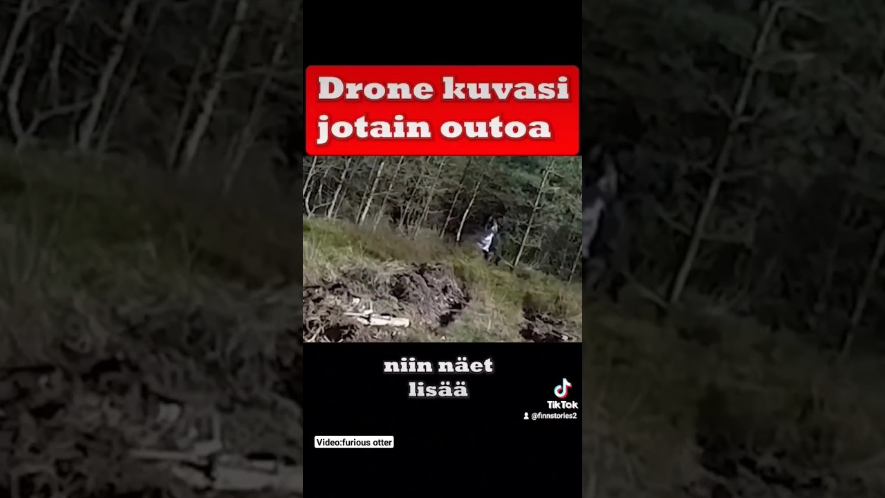 Drone kuvasi jotain outoa 👩🏻👻