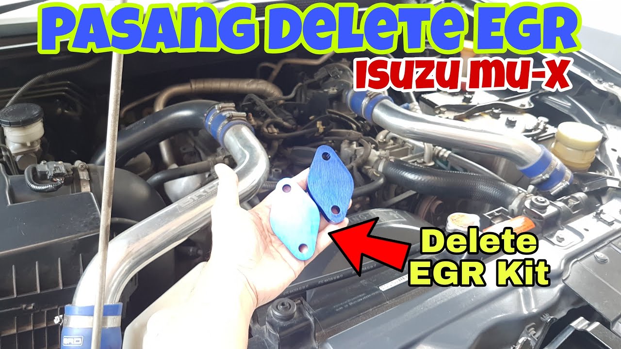 Modifikasi Isuzu MU-X: Install Delete Exhaust Gas Recirculation (EGR) kit. Apakah jadi cumi-cumi?