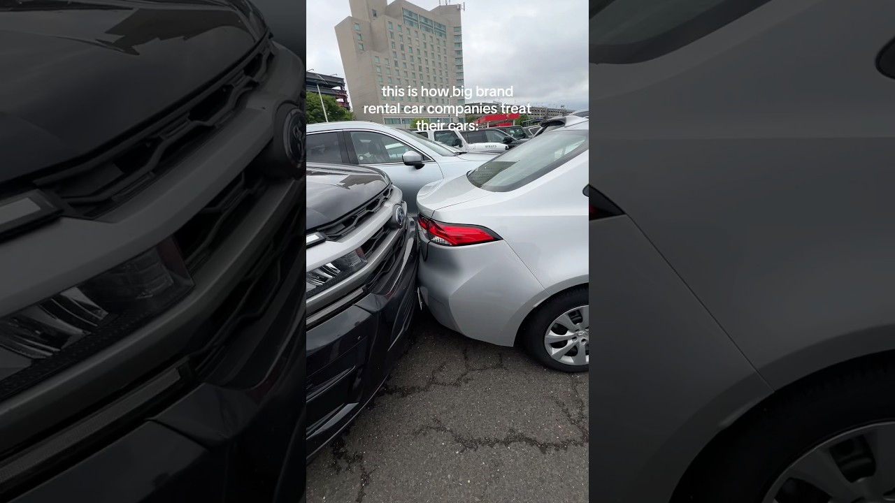 How rental car companies treat their vehicles #rentalcars #rental #cars #airport #hertz #avis