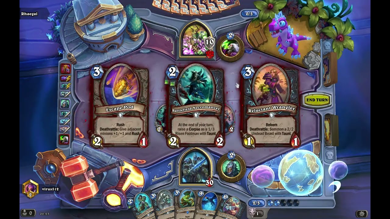 6 Modified Core Death Knight vs Warlock