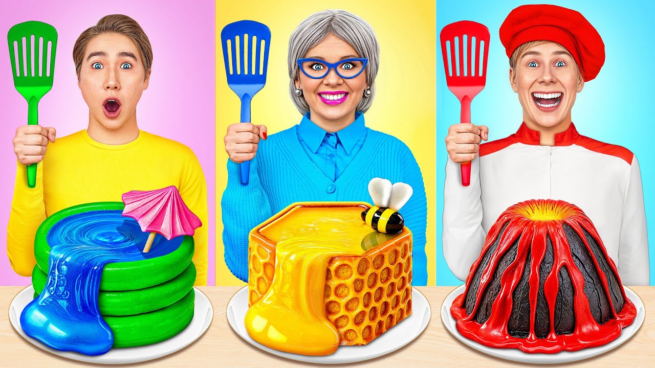 Кулинарный Челлендж: Я против Бабушки | Вкусные Кухонные Рецепты от Multi DO Smile