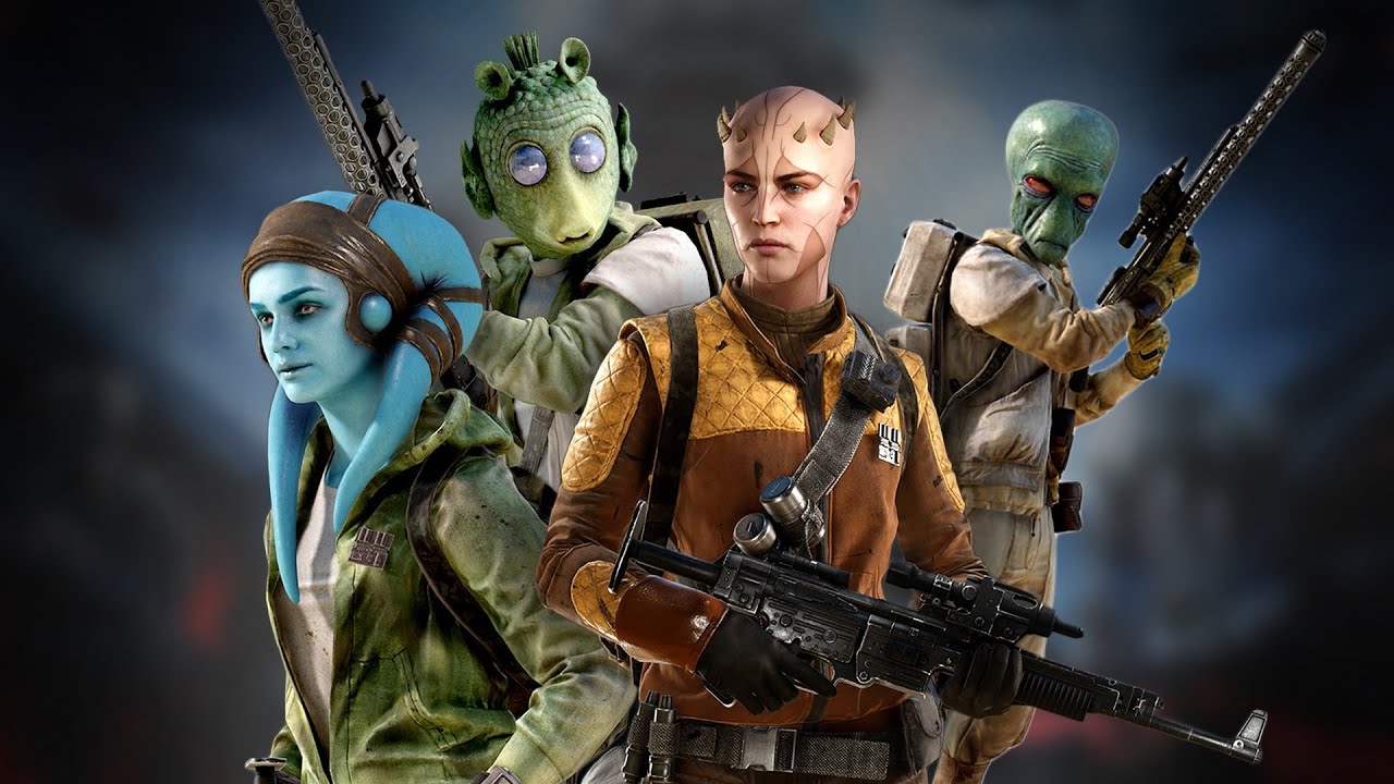Star Wars Battlefront: Rodian, Zabrak, Duros, and Twi'lek Gameplay