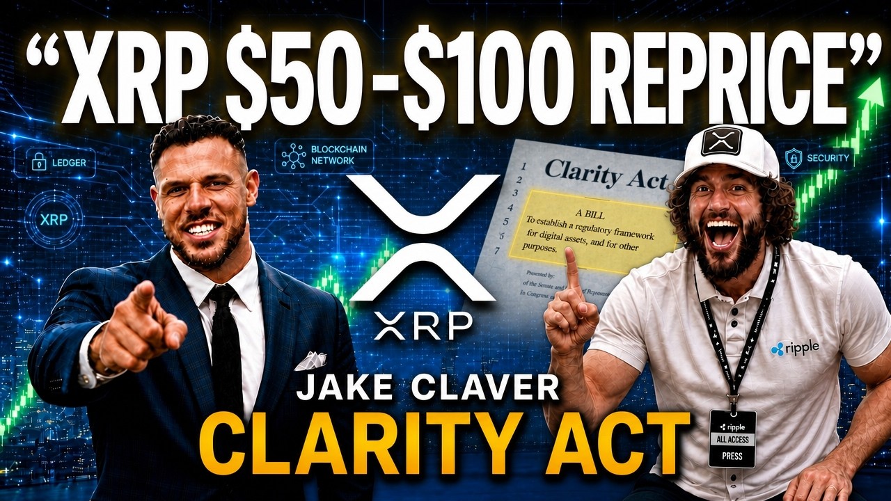 🚨 У ВАС МЕНЕЕ 1000 XRP!? 🚨 ДЖЕЙК КЛАВЕР РАСКРЫВАЕТ, КАК ПЕРЕРАСЦЕНКА НА 100 ДОЛЛАРОВ + ЗАКОН О ЯС...