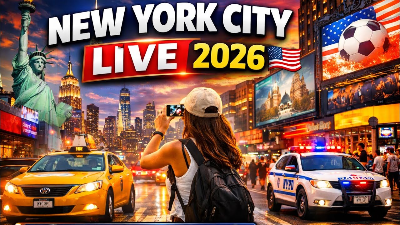 Live Highlights from New York City USA 2026 | Street Life & City Vibes