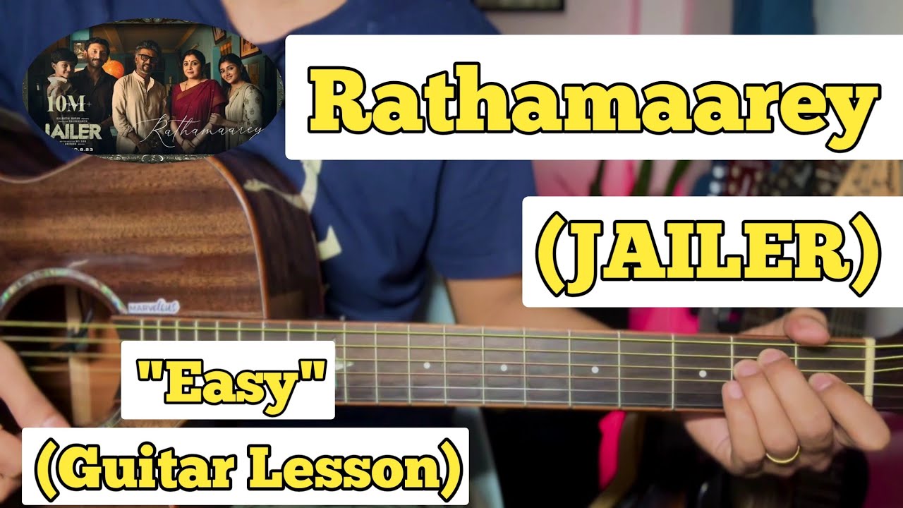 Rathamaarey - JAILER | Guitar Lesson | Easy Chords | (Vishal Mishra)