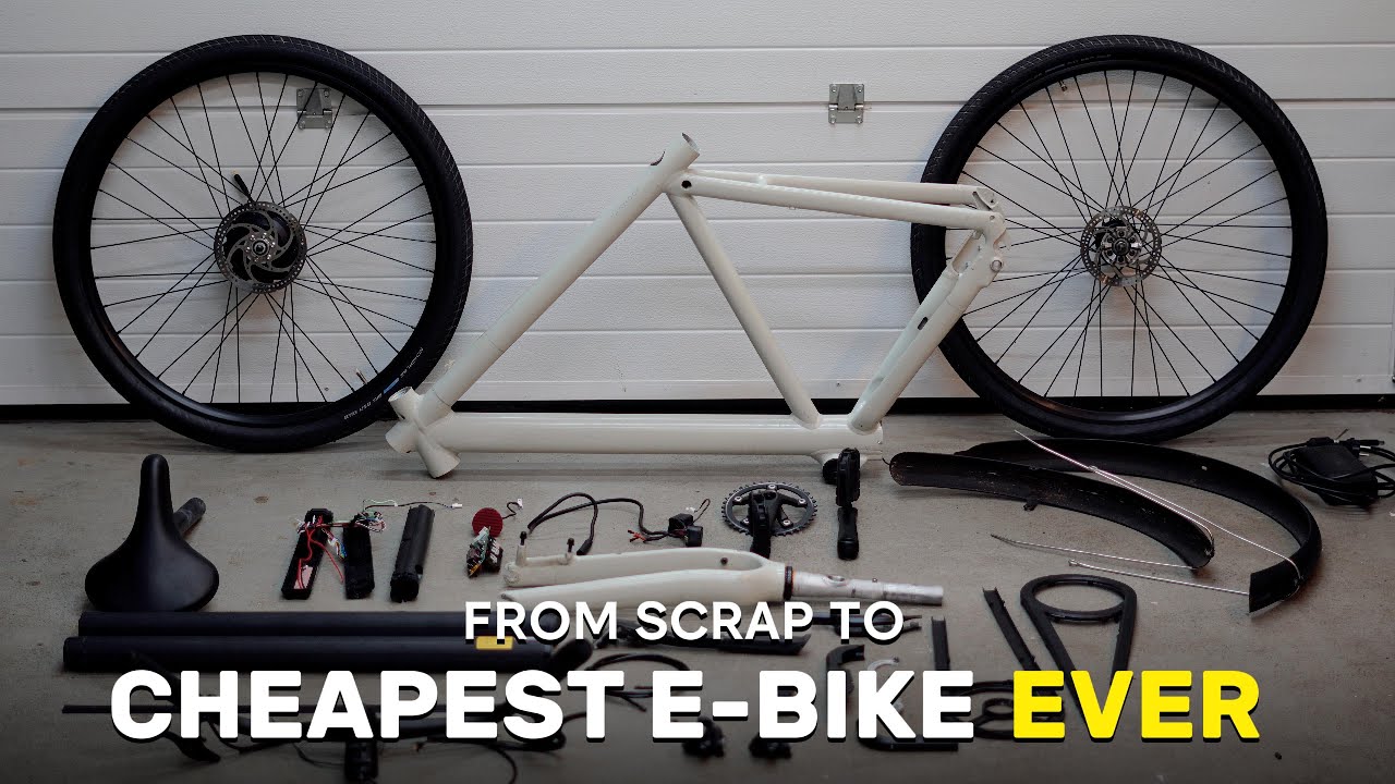 I'M BUILDING THE CHEAPEST E-BIKE EVER! - Transforming a VanMoof Part 1