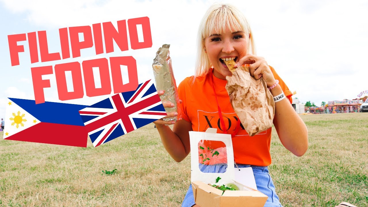 British Couple try the BEST Filipino Foods available at Filipino Festival in London! | Barrio Fiesta