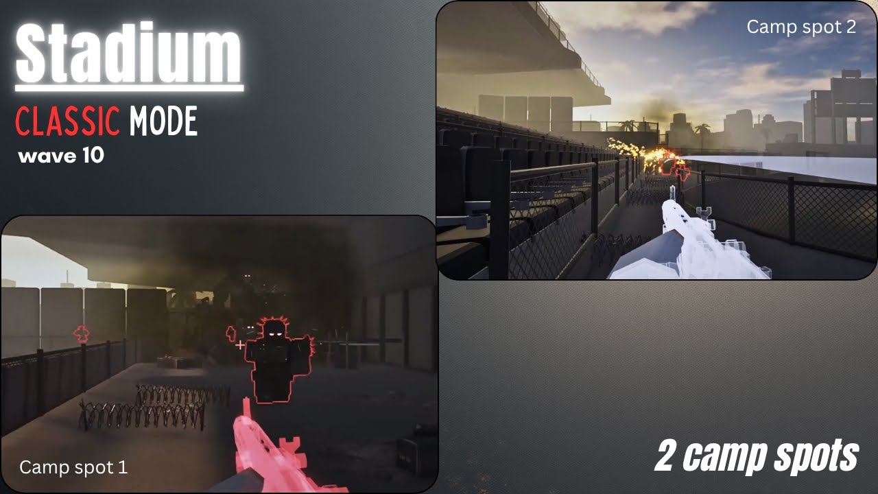 ROBLOX Those Who Remain | Stadium Wave 10 Classic mode Completed (2 camp spots)
