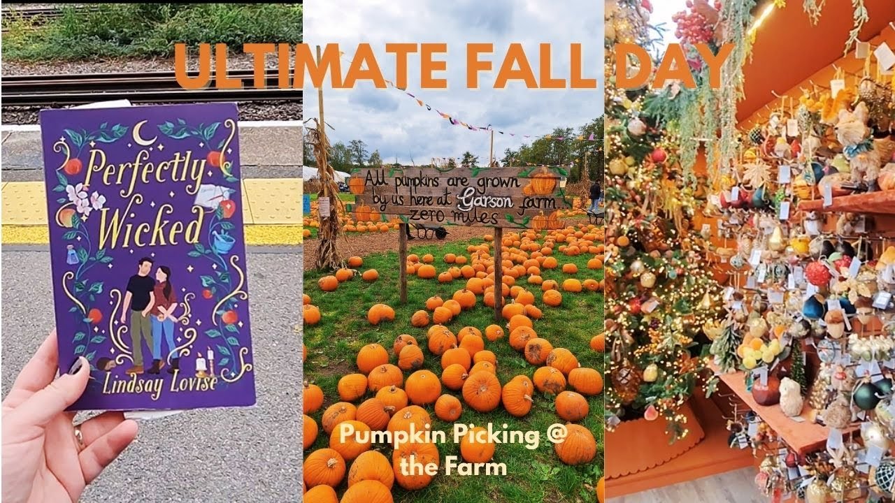 COZY AUTUMN DAY IN ENGLAND 🍂 | Pumpkin Picking at Garsons Farm + Homemade Pumpkin Spice Syrup Recipe
