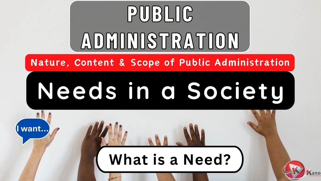 Взаимосвязь между потребностями и государственным управлением: что такое потребности? Nature Cont...