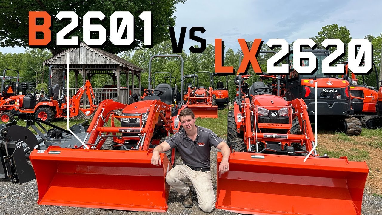 Kubota B2601 против LX2620