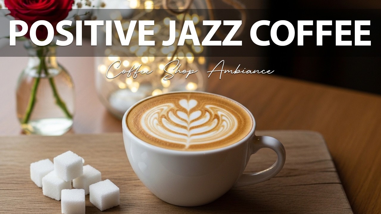 Positive Jazz Coffee ☕ Coffee Shop Ambiance - Positive Bossa Nova Instrumental for Relaxing