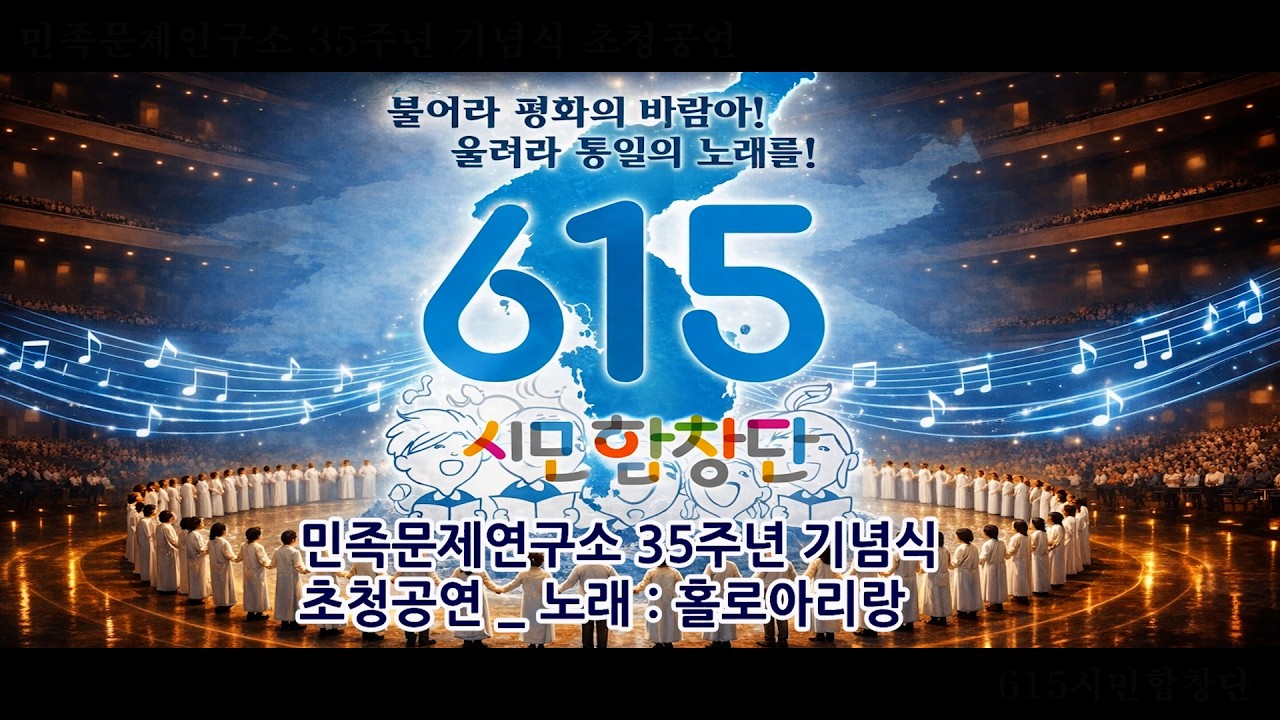 민족문제연구소 35주년 기념식 초청공연! 홀로아리랑 #615시민합창단