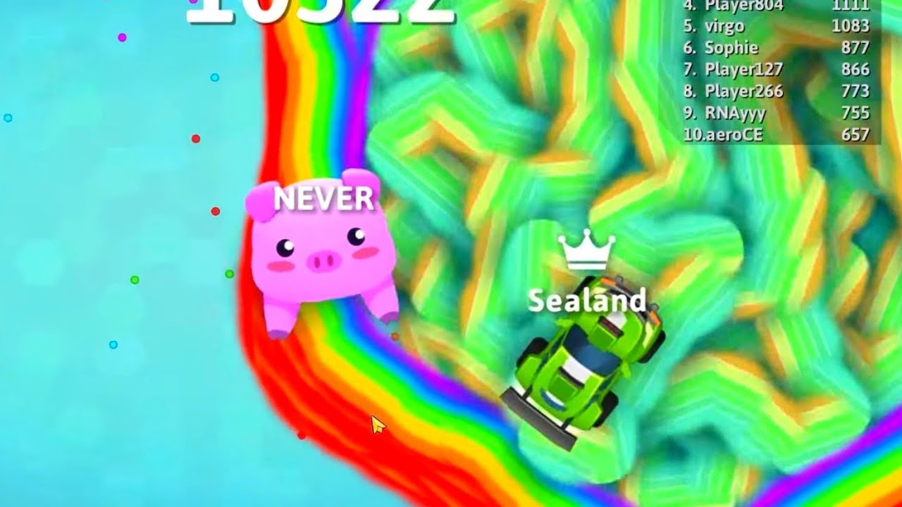 🐍Snake.io🐍 Piggy Snake Defeat Giant Snake? Best Snake.io Gameplay 🐍#39