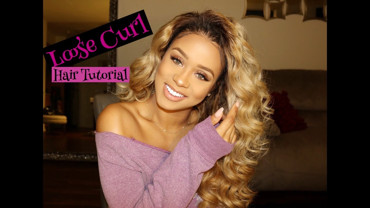 Loose Curl Hair Tutorial | Jilly Anais