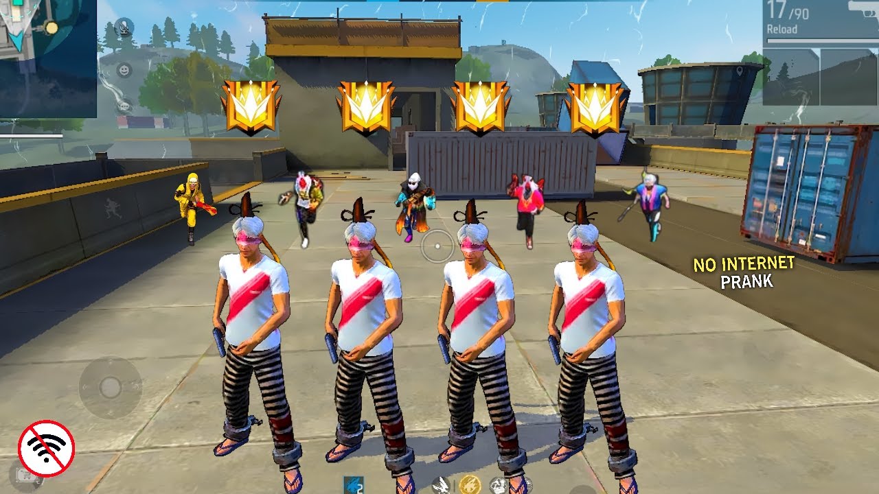 No Internet Prank 🤣| FREE FIRE FUNNY GAMEPLAY | ZENO FF