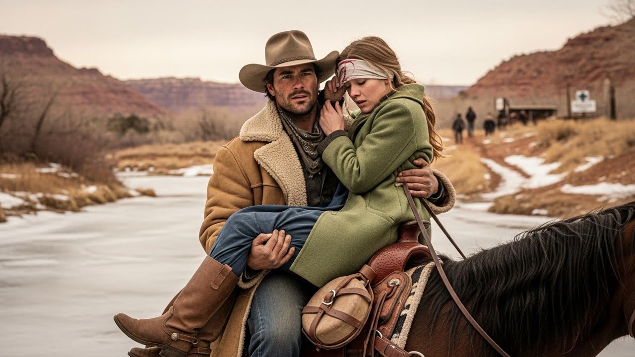 She Was Bleeding After Falling On The Ice, A Cowboy Found Her And Carried Her Miles To The Doctor