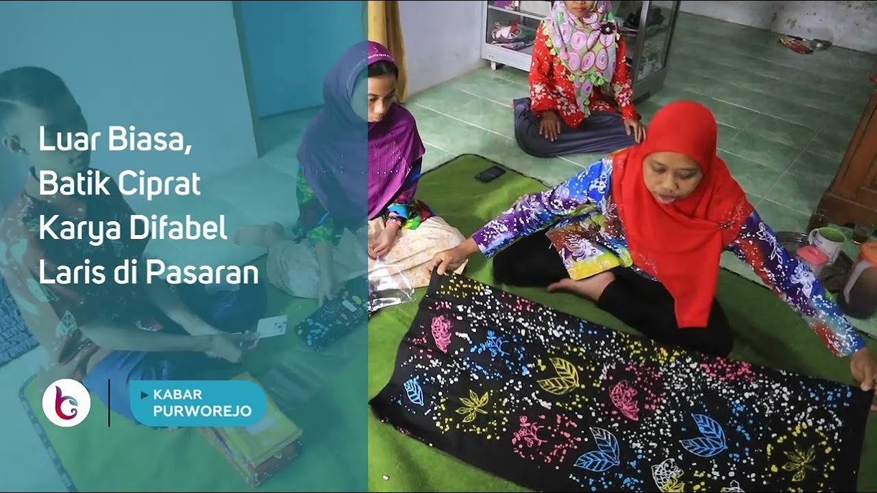 Luar Biasa, Batik Ciprat Karya Difabel Laris di Pasaran