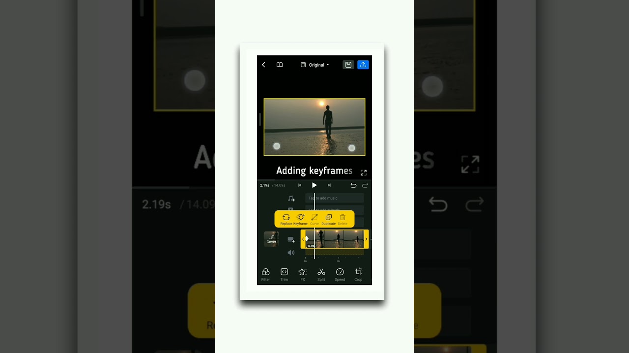 vn video editor keyframe effect in video#vnvideoeditor #videoediting #shorts #viral