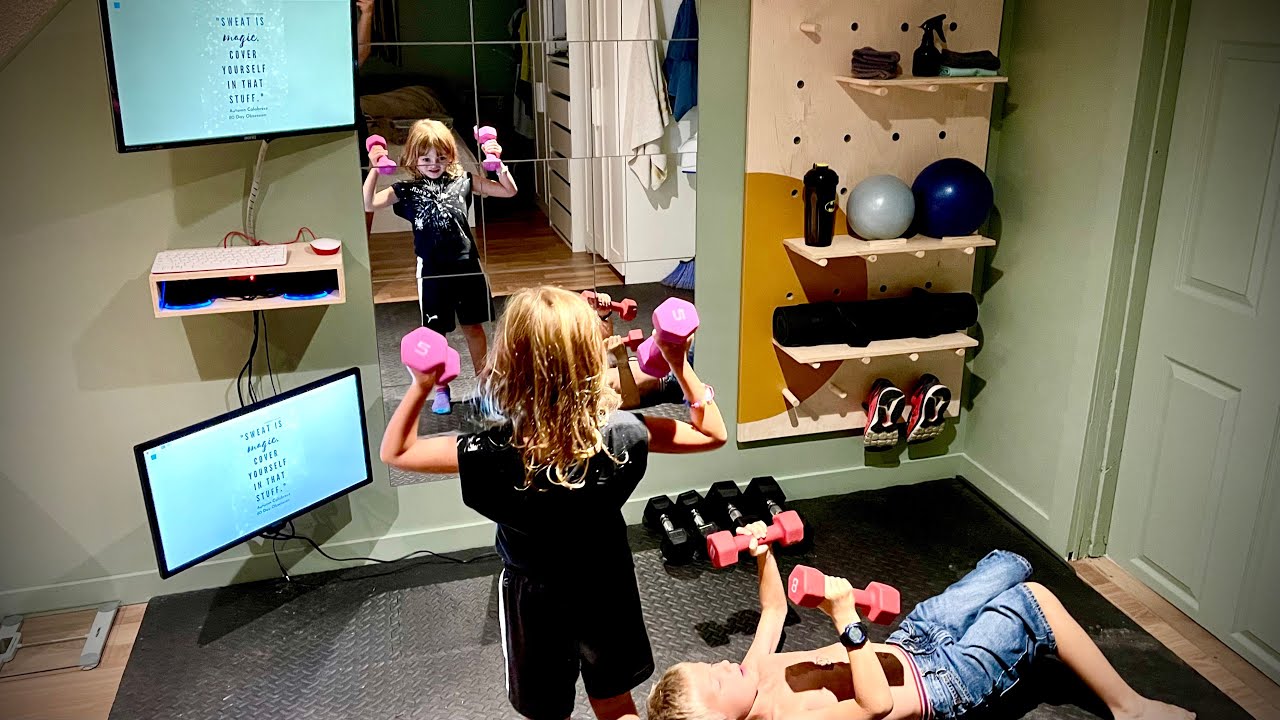 Building a gym, because sweat is magic.