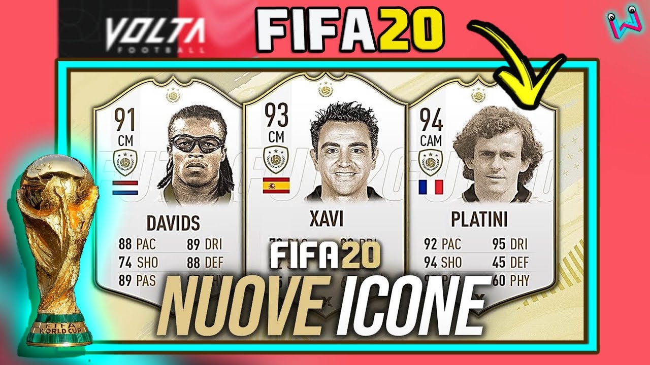 FIFA 20 - NEW ICONS & VOLTA ICONS 😍 BATISTUTA, ROMARIO, DAVIDS (Potential & Wishlist)