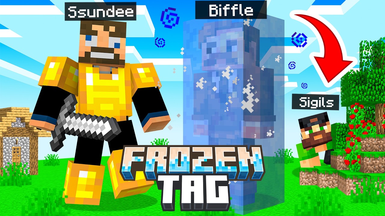 Freeze Tag Hide and Seek in Minecraft