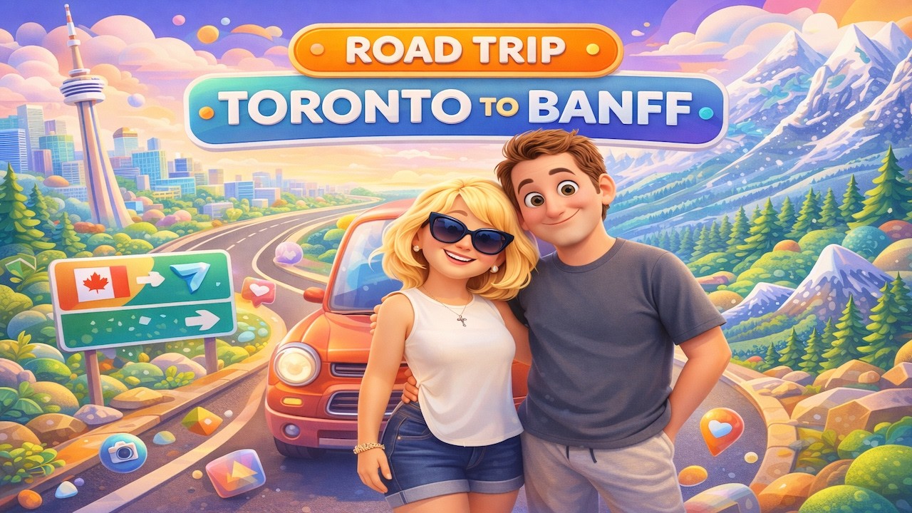 Epic Road Trip from Toronto to Banff National Park! 🇨🇦