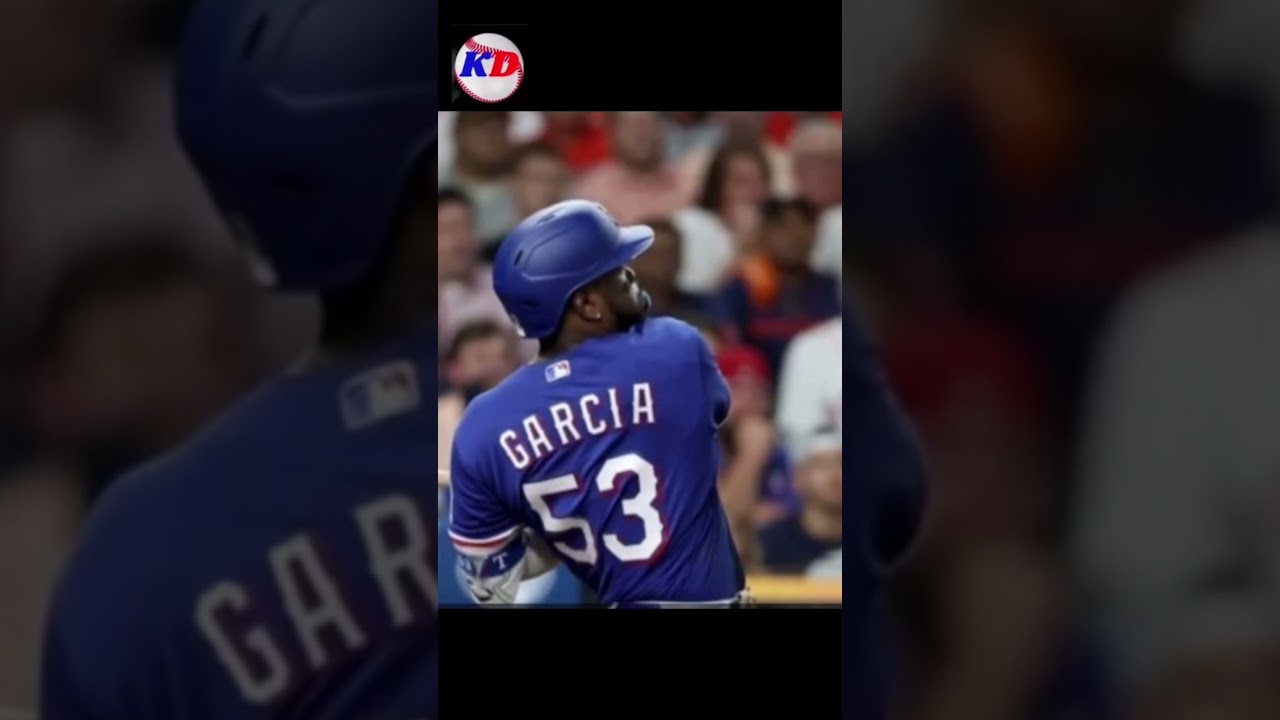 🇨🇺 JOSE ADOLIS GARCIA conecto su 5to HOME RUN de la temporada y Lego a 20 RBI con los RANGES