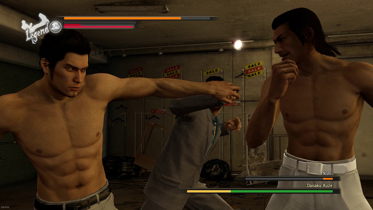 Yakuza 0 | Kiwami Kiryu and Kiwami Nishiki Vs Kuze