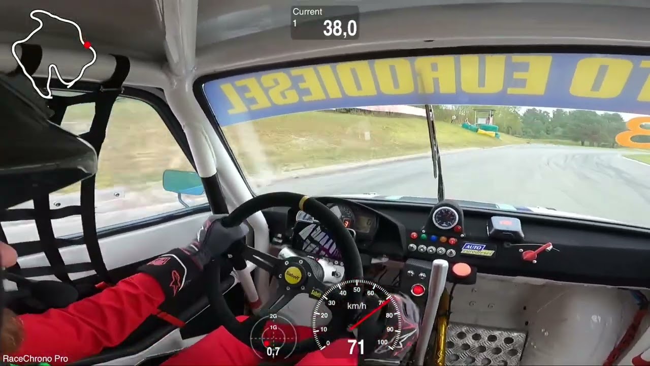 ČSautoslalom Vysoké Mýto 2024 Jakub Lavický Fiat 126