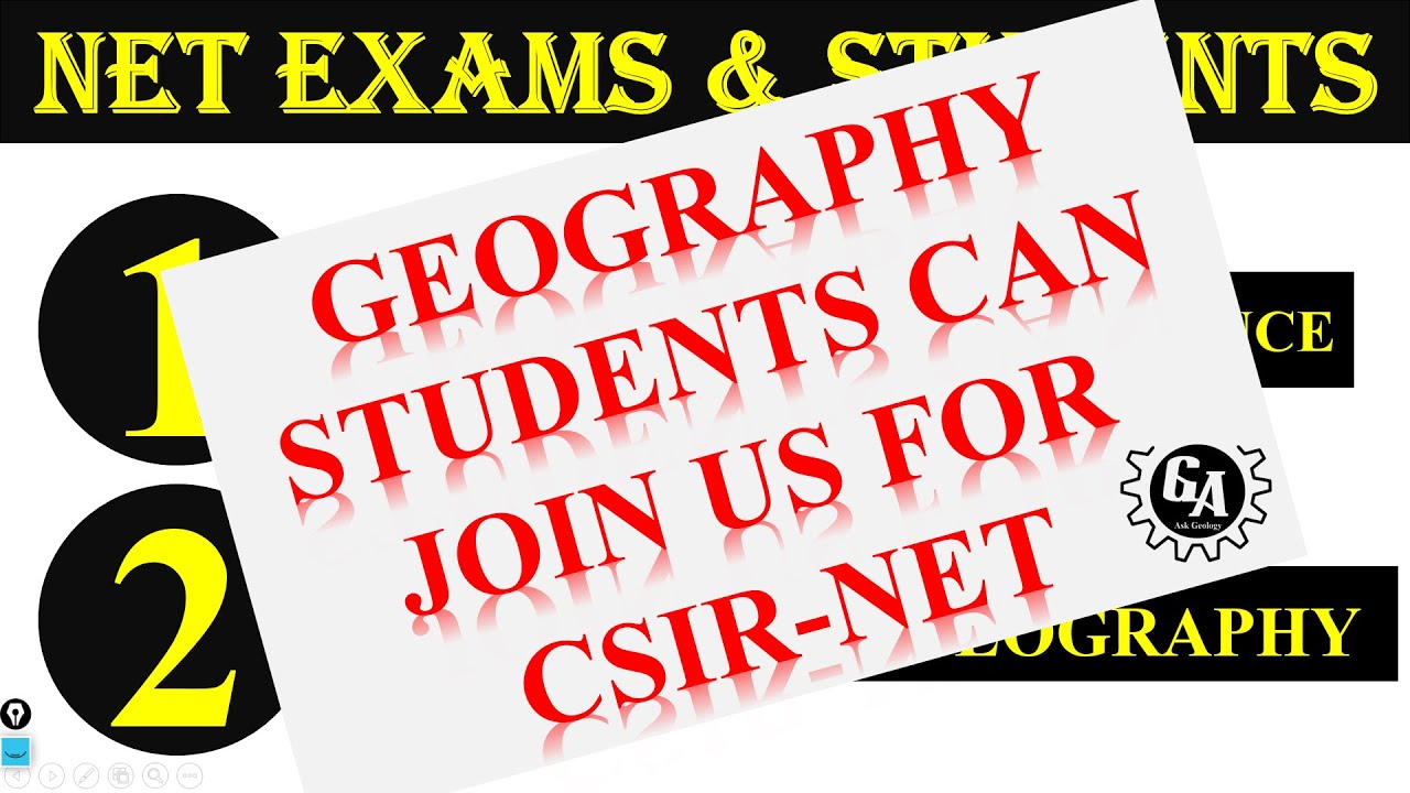 WHO CAN APPLY CSIR NET & UGC NET in EARTH SCIENCE AND GEOGRAPHY @AskGeologyLEARN