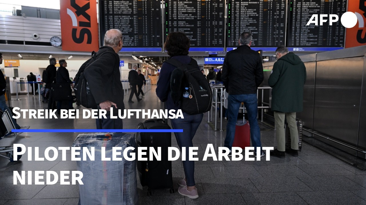 Zweitägiger Lufthansa-Streik hat begonnen | AFP