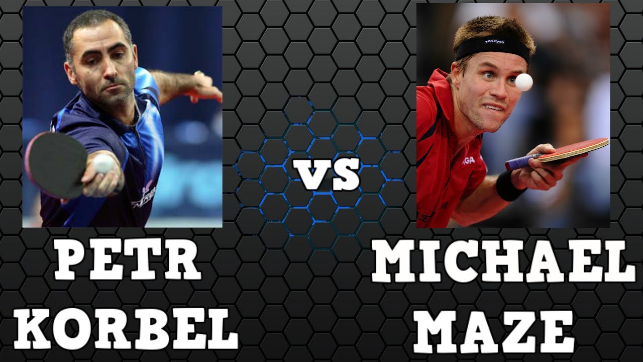 MICHAEL MAZE vs PETR KORBEL (Best TABLE TENNIS matches/Michael Maze against Petr Korbel)