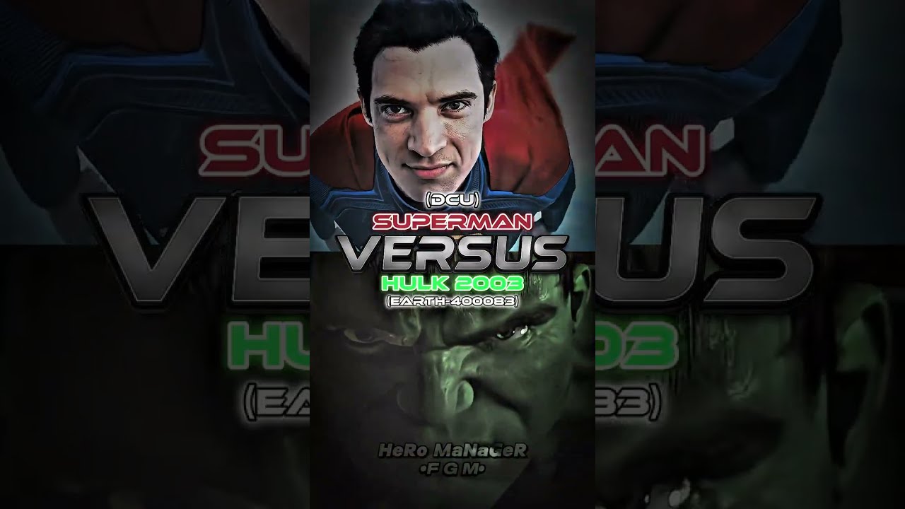 Superman DCU VS All Hulks