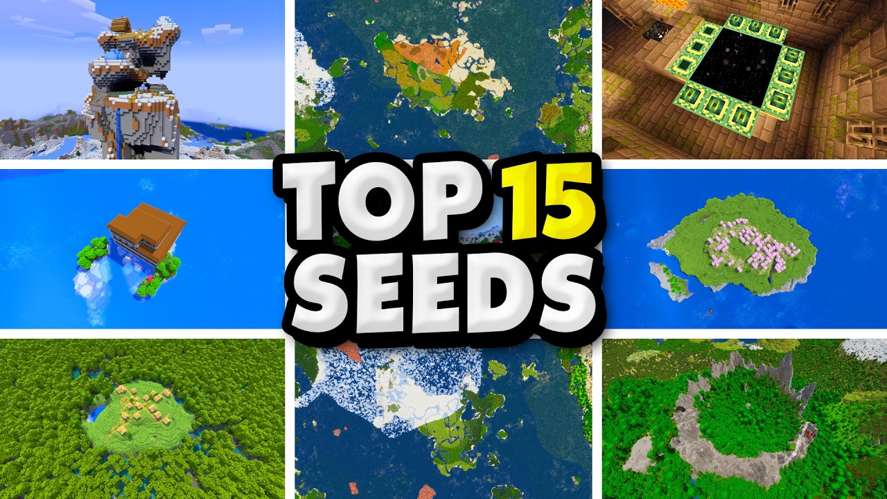 TOP 15 BEST SEEDS for MINECRAFT 1.21.10!