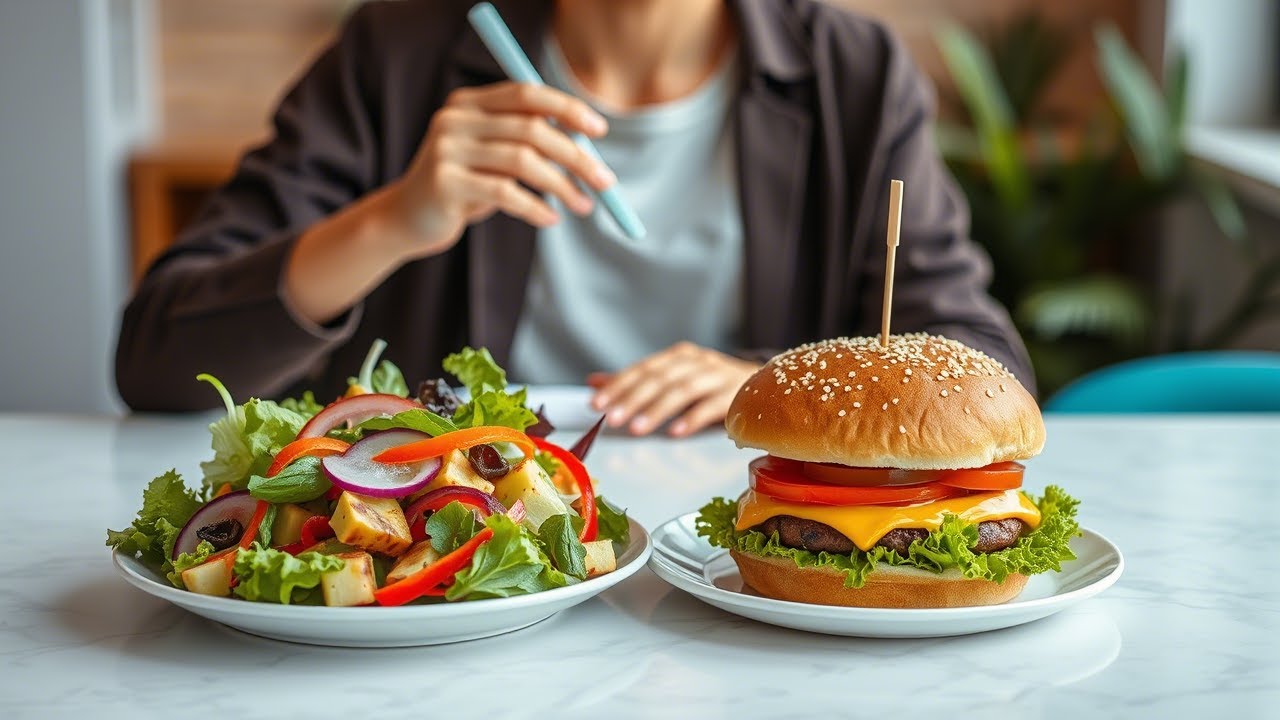 الوجبات السريعة مقابل الأكل الصحي: توازن