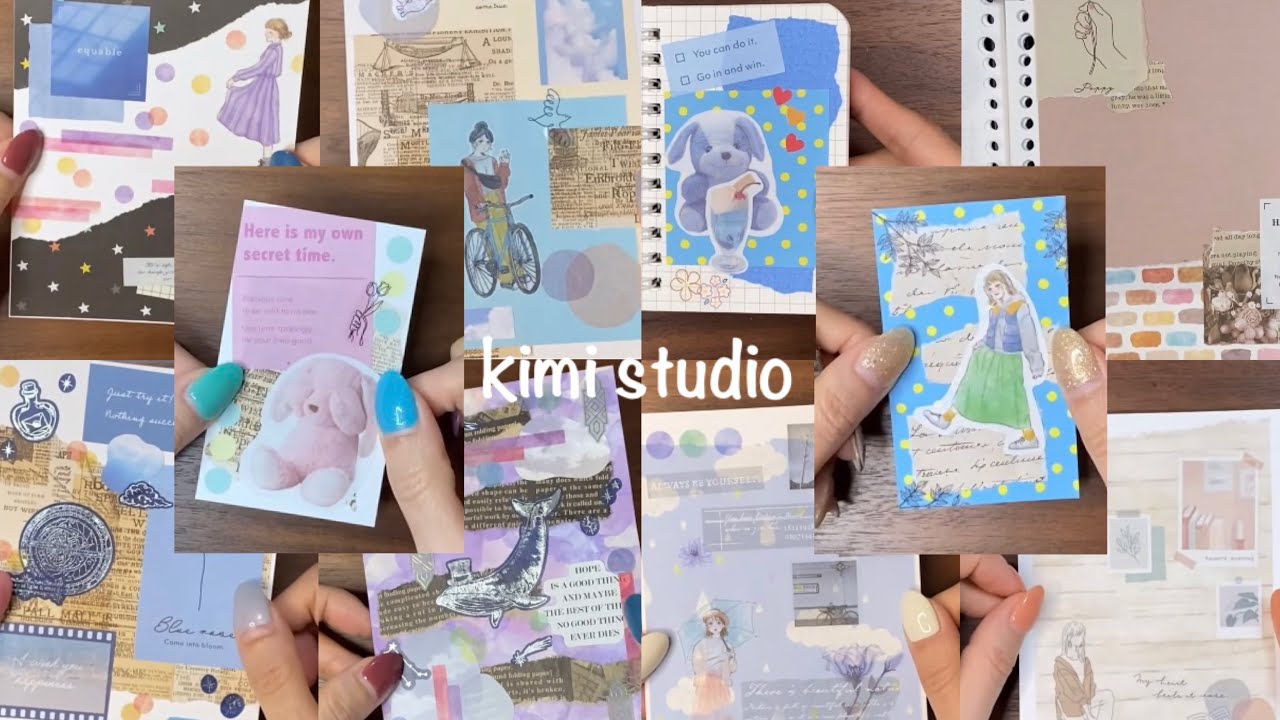 百均素材のみのコラージュ まとめ １時間♫