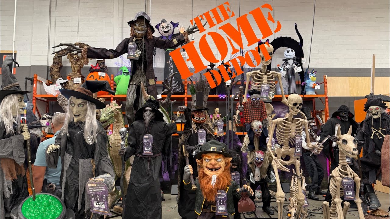 Does Home Depot have the best Halloween Decorrations ? (Walkthrough 2025) 