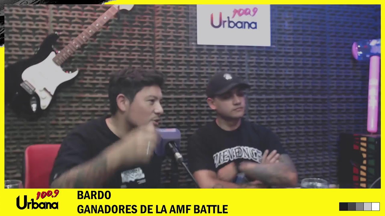 #Urbana 100.9 - Entrevista con Bardo - ganadores de la AMF Battle